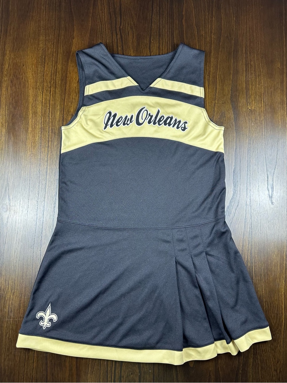Girls New Orleans Saints Cheerleader Dance Dress XL Size 16 Nola Dress